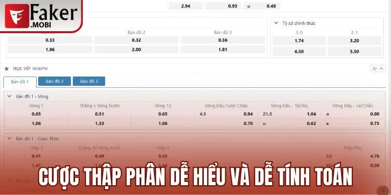 Kèo CS:GO - Nhận Thưởng Lớn Với Game Cược Hot Nhất 2025 2 Cược thập phân dễ hiểu và dễ tính toán